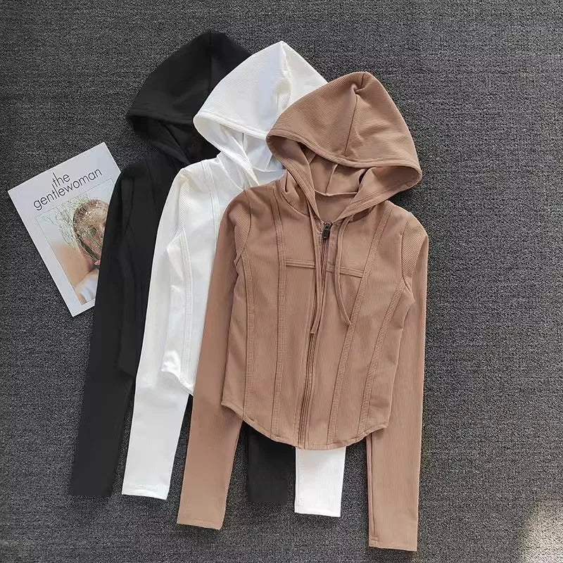 Quick-Dry Hooded Sports Jacket