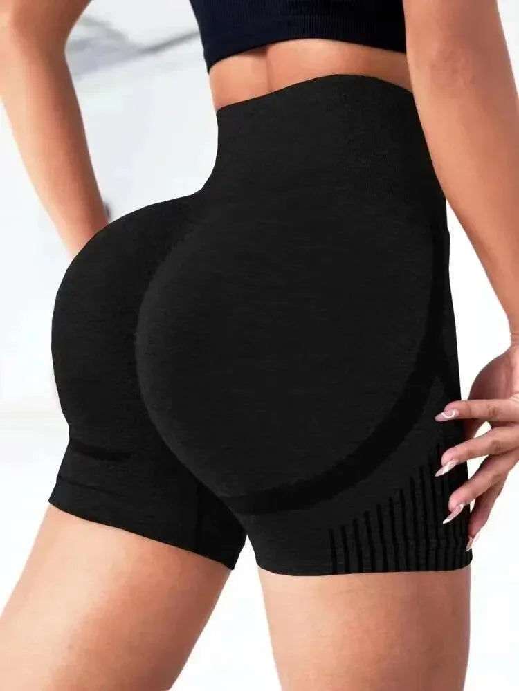 SculptFit High Waist Yoga Shorts