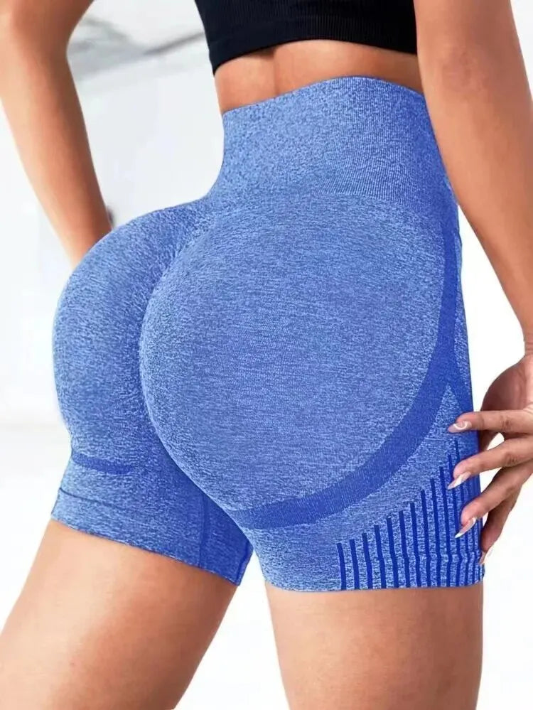 SculptFit High Waist Yoga Shorts