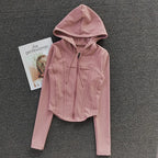 Quick-Dry Hooded Sports Jacket