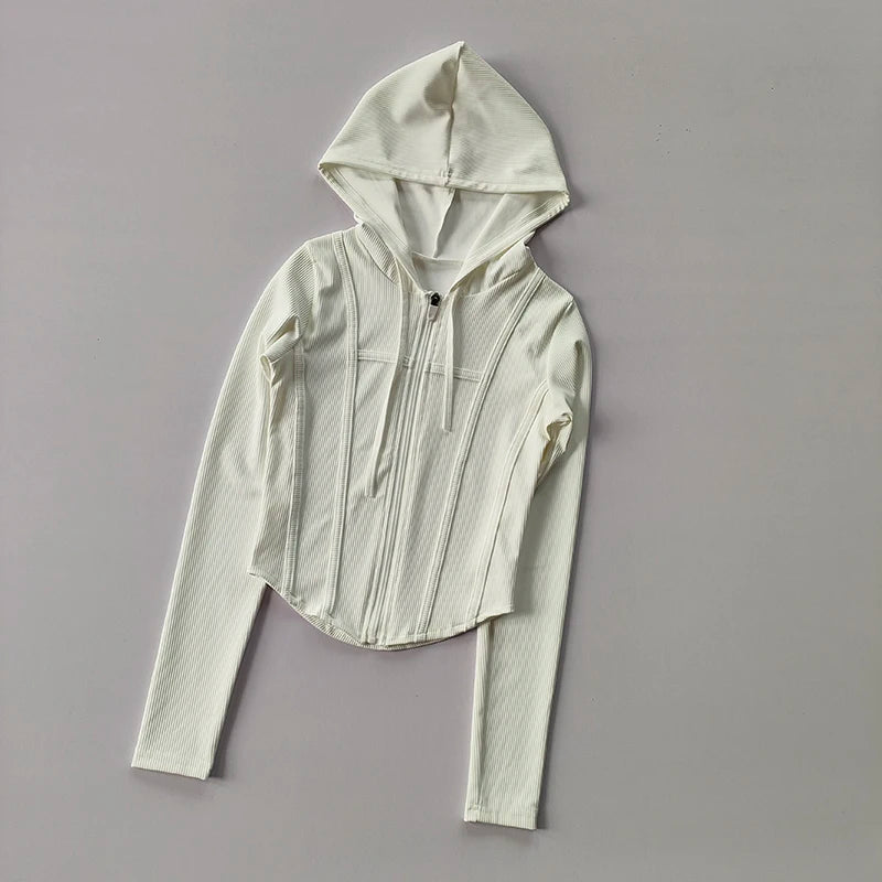 Quick-Dry Hooded Sports Jacket