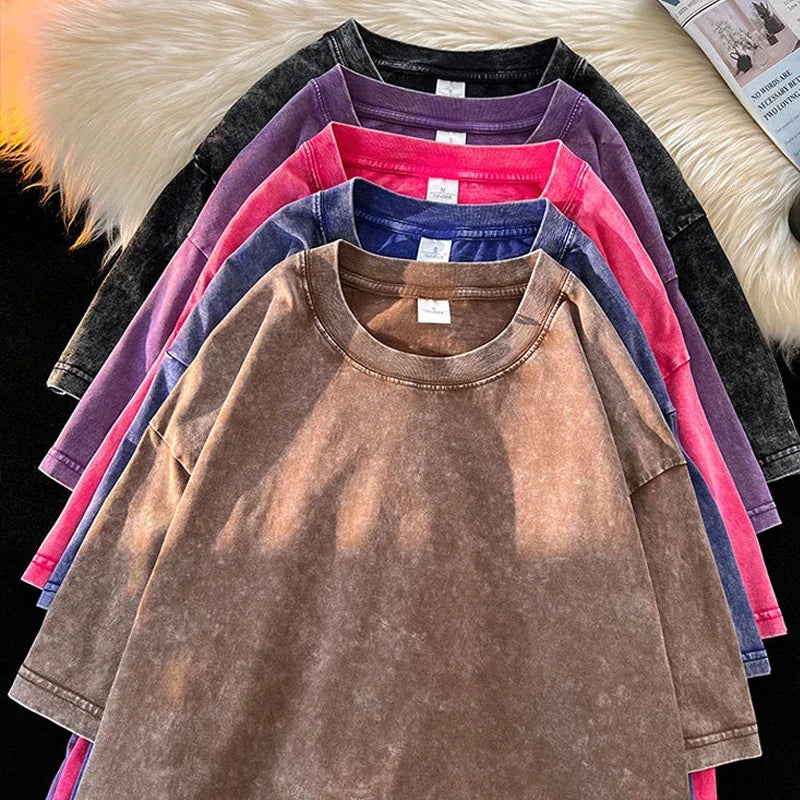 Washed Vintage Cotton T-Shirt