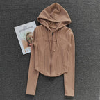 Quick-Dry Hooded Sports Jacket