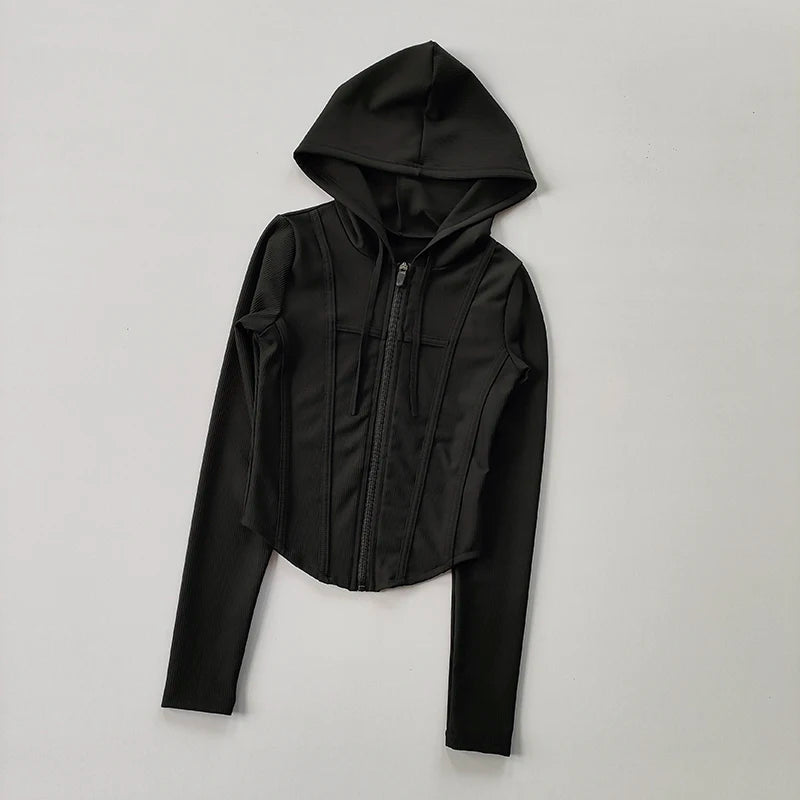 Quick-Dry Hooded Sports Jacket
