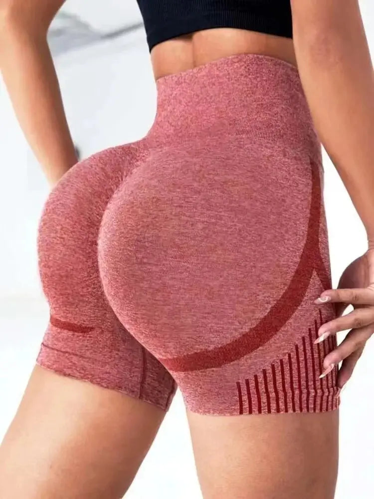 SculptFit High Waist Yoga Shorts